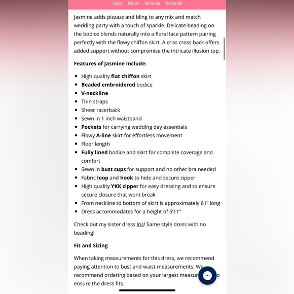 Kennedy Blue | Blush Pink | Jasmine Beaded Bridesmaid Dress - Picture 3 of 12